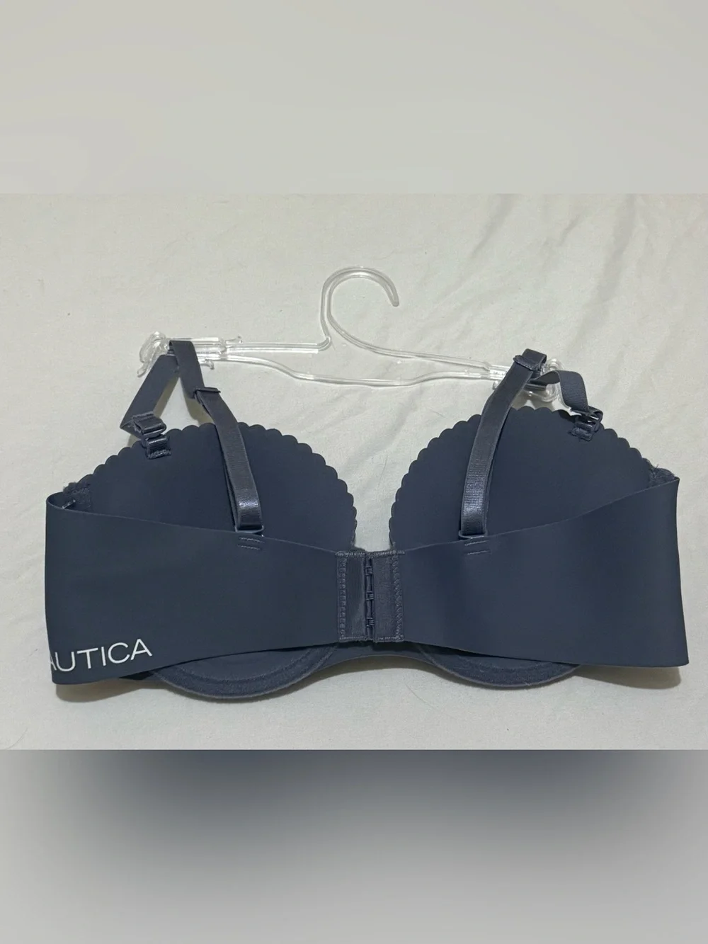 Nautica Scalloped Edge T-Shirt Bra - Navy Blue